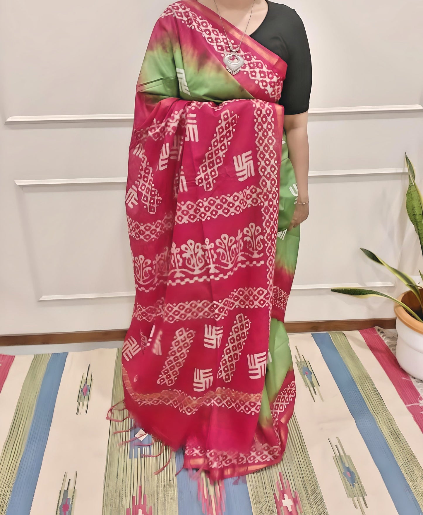 Batik Silk Saree