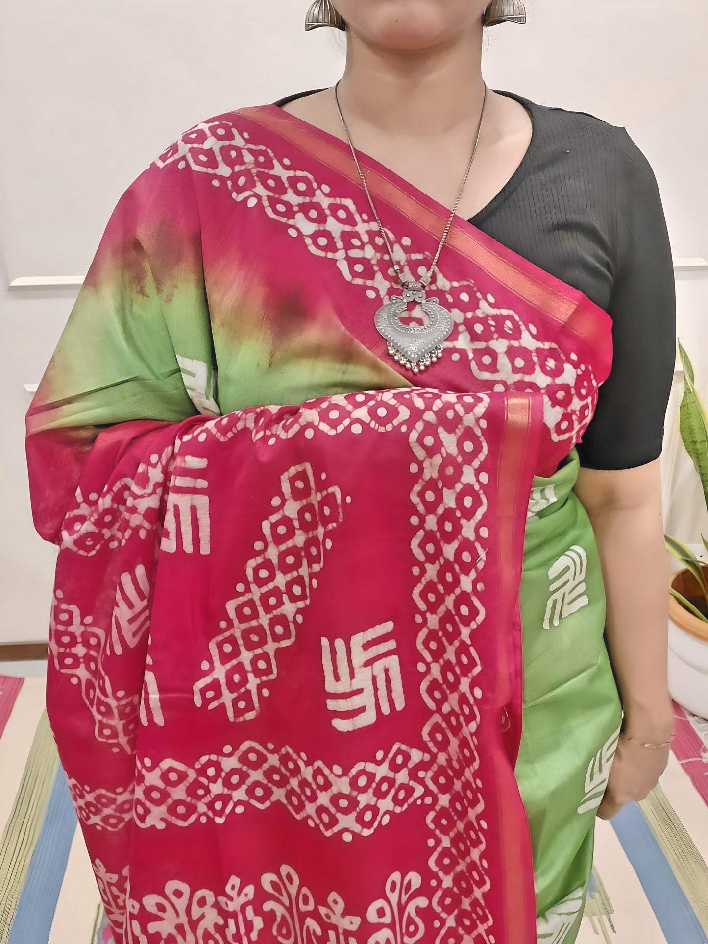 Batik Silk Saree