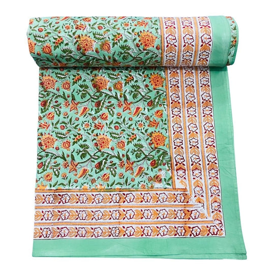 Timeless Elegance: Hand-Block Printed Bedsheets for Stylish Bedrooms - Indianidhi