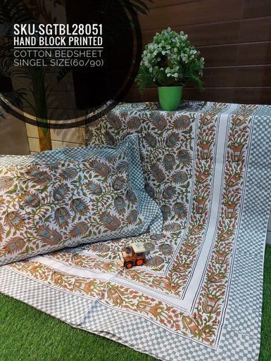 Timeless Elegance: Hand-Block Printed Bedsheets for Stylish Bedrooms - Indianidhi