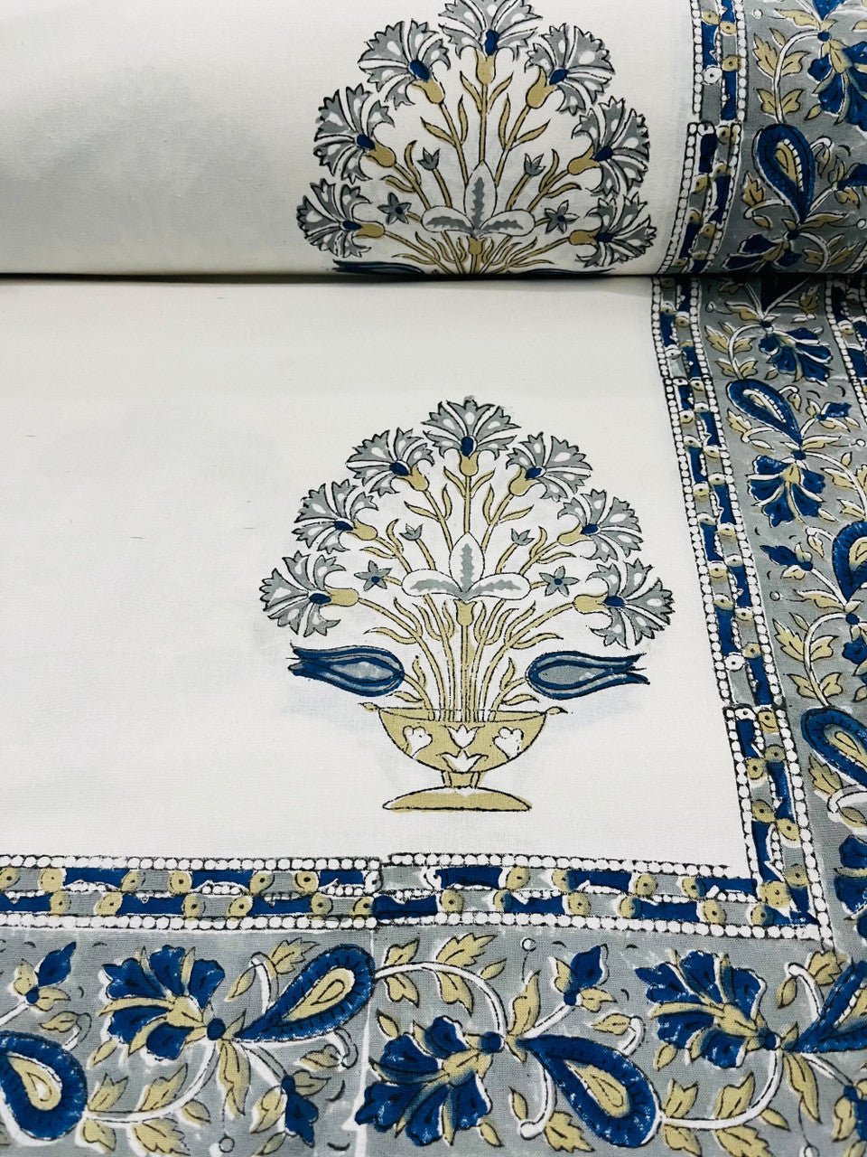 Timeless Elegance: Hand-Block Printed Bedsheets for Stylish Bedrooms - Indianidhi