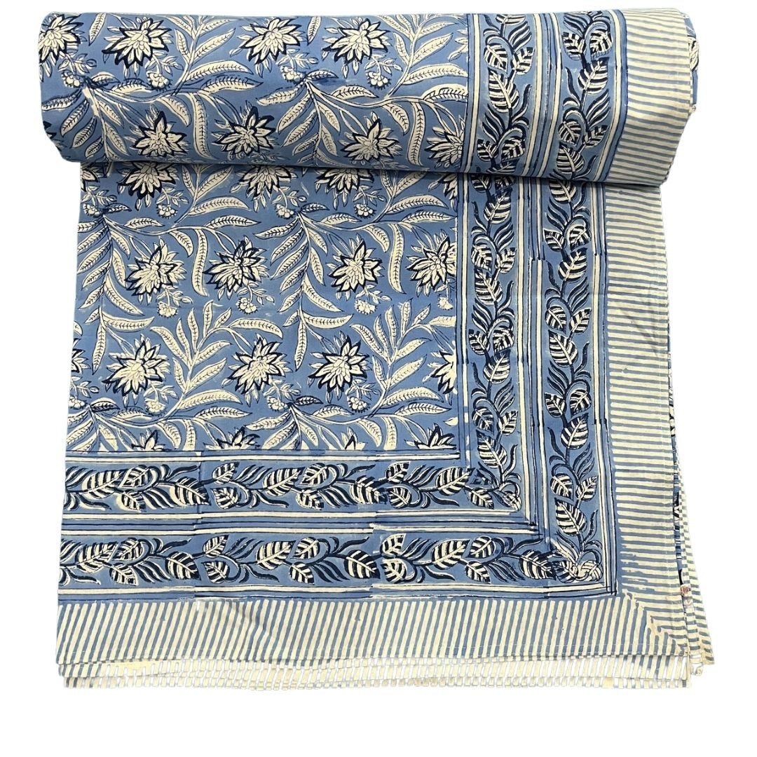 Timeless Elegance: Hand-Block Printed Bedsheets for Stylish Bedrooms - Indianidhi