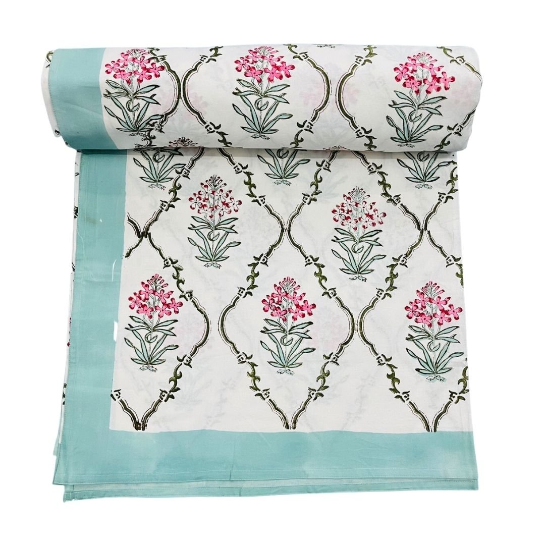 Timeless Elegance: Hand-Block Printed Bedsheets for Stylish Bedrooms - Indianidhi